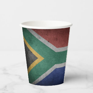 Gobelets En Papier Coupes de papier d'armoiries d'Afrique du Sud
