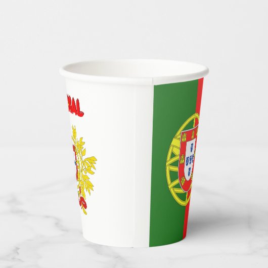 Gobelets En Papier Coupes de papier d'armoiries portugaises (Droite)