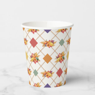 Gobelets En Papier Coupes de papier de fête de Thanksgiving