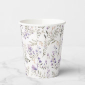 Gobelets En Papier Coupes de papier de la fête d'été Lavender (Gauche)
