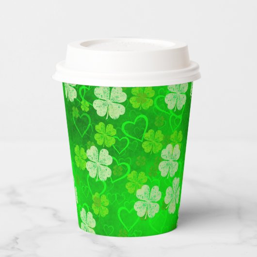 Gobelets En Papier Coupes de papier de la Saint Patrick (Gauche)