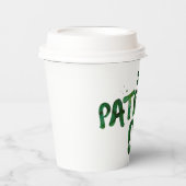 Gobelets En Papier Coupes de papier de la Saint Patrick (Recto)