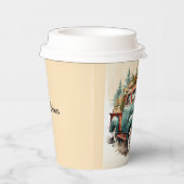 Gobelets En Papier Coupes de papier de Noël (Droite)