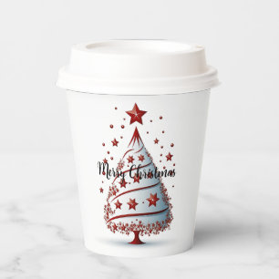 Gobelets En Papier Coupes de papier de Noël