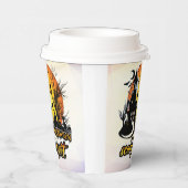 Gobelets En Papier Coupes de papier de nuit d'Halloween (Droite)