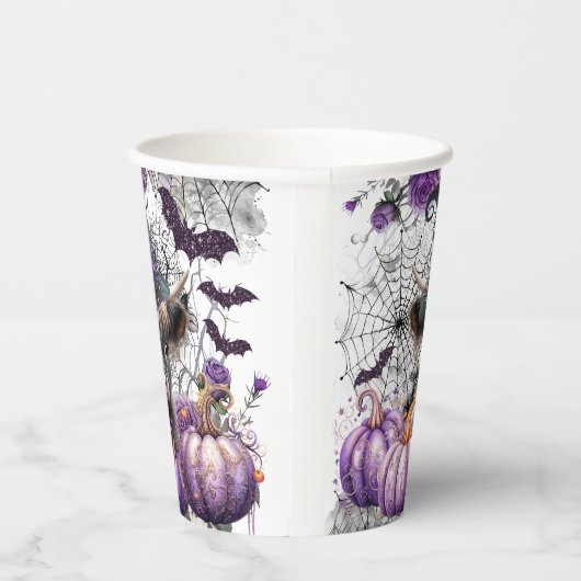 Gobelets En Papier Coupes de papier de vache Halloween Highland (Droite)