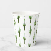 Gobelets En Papier Coupes de papier Desert Cactus Southwest Party (Verso)