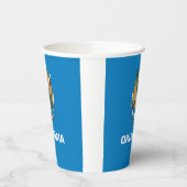 Gobelets En Papier Coupes de papier drapeau de l'Oklahoma (Gauche)