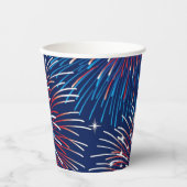 Gobelets En Papier Coupes de papier Fireworks (Recto)