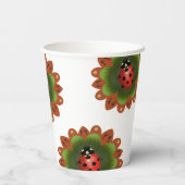 Gobelets En Papier Coupes de papier Ladybug (Verso)
