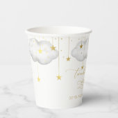 Gobelets En Papier Coupes de papier Lune et Étoiles (Recto)