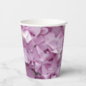 Gobelets En Papier Coupes de papier Mariage Soft Rose Hydrangeas (Verso)