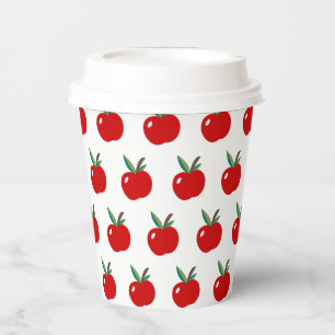Gobelets En Papier Coupes de papier mignonnes de devis Apple