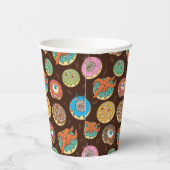 Gobelets En Papier Coupes de papier Motif pour beignets d'Halloween (Droite)