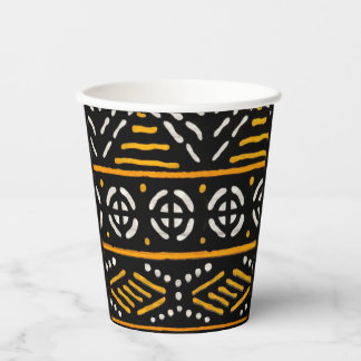 Gobelets En Papier Coupes de papier Motifs africaines