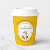 Gobelets En Papier Coupes de papier Noël Noel les plus douces | éléga (Verso)