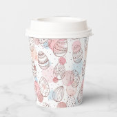 Gobelets En Papier Coupes de papier Oeufs de Pâques (Verso)