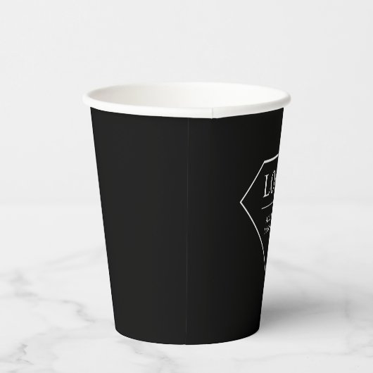 Gobelets En Papier Coupes de papier personnalisées Café jetable perso (Droite)