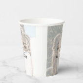 Gobelets En Papier Coupes de papier photo Mariage Monogramme (Droite)