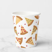 Gobelets En Papier Coupes de papier Pizza Party (Verso)