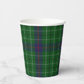Gobelets En Papier Coupes De Papier Plaid Duncan Clan Tartan (Verso)