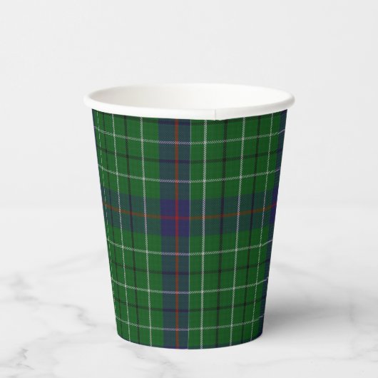Gobelets En Papier Coupes De Papier Plaid Duncan Clan Tartan (Droite)