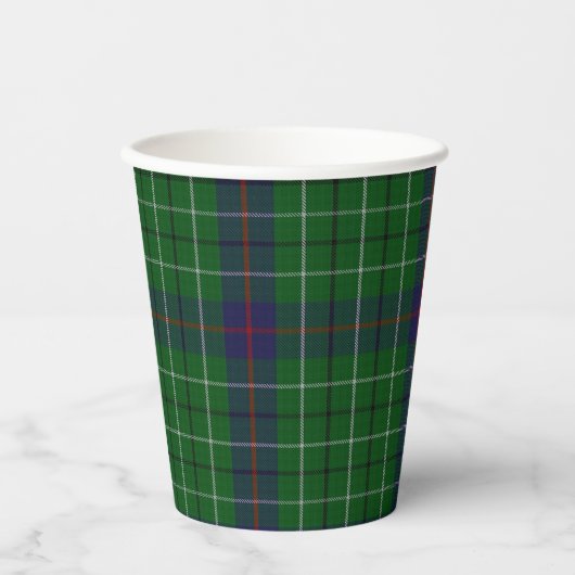 Gobelets En Papier Coupes De Papier Plaid Duncan Clan Tartan (Recto)