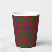 Gobelets En Papier Coupes De Papier Plaid Ross Clan Tartan (Recto)