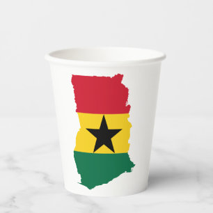 Gobelets En Papier Coupes de papier pour armes à blason du Ghana