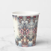 Gobelets En Papier Coupes de papier pour les vacances d'hiver (Verso)
