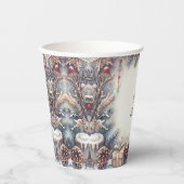 Gobelets En Papier Coupes de papier pour les vacances d'hiver (Recto)