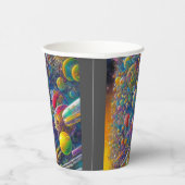Gobelets En Papier Coupes de papier Space Race (Droite)