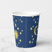 Gobelets En Papier Coupes de papier Sun, Moon & Stars (Droite)