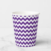 Gobelets En Papier Coupes de papier sur mesure Chevron (Verso)
