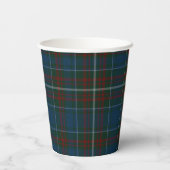 Gobelets En Papier Coupes de papier tartan MacConnell (Verso)