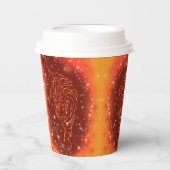 Gobelets En Papier Coupes de papier tigre (Recto)