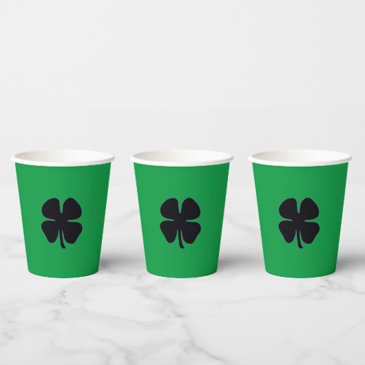 Gobelets En Papier Coupes de papier vert Black Clover (Multi)