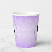 Gobelets En Papier Coupes de papier violet violet Parties scintillant (Gauche)
