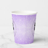 Gobelets En Papier Coupes de papier violet violet Parties scintillant (Droite)