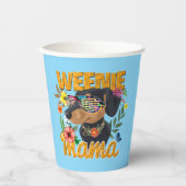 GOBELETS EN PAPIER COUPES DE PAPIER WEENIE MAMA (Recto)