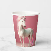Gobelets En Papier Coupes de soirée Unicorn (Verso)