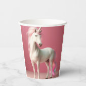 Gobelets En Papier Coupes de soirée Unicorn (Recto)