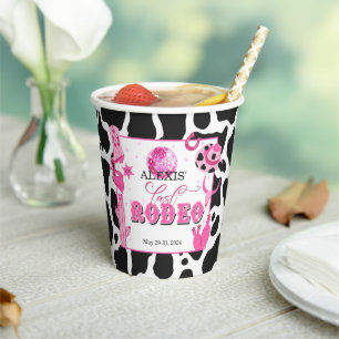 Gobelets En Papier Coupes dernier Rodeo Bachelorette/Fête des mariées