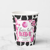 Gobelets En Papier Coupes Dernières de la mariée (Verso)