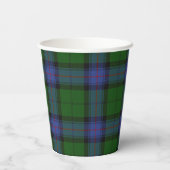 Gobelets En Papier Coupes en papier Armstrong Scottish Clan Tartan (Verso)