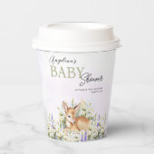 Gobelets En Papier Coupes en papier baby shower (Recto)