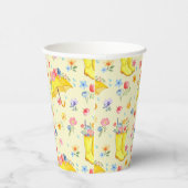 Gobelets En Papier Coupes en papier Baby shower à ressort d'aquarelle (Droite)