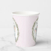 Gobelets En Papier Coupes en papier Baby shower doux pour fille éléph (Droite)