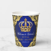 Gobelets En Papier Coupes en papier Baby shower Prince (Verso)