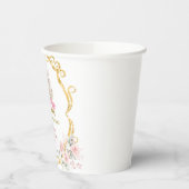 Gobelets En Papier Coupes en papier Baby shower Royal Princess (Gauche)
